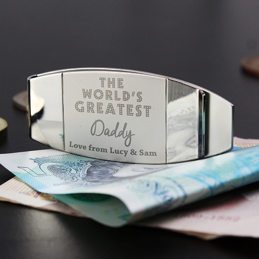 Personalised 'World's Greatest' Money Clip