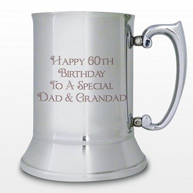 Personalised Bold Message Stainless Steel Tankard