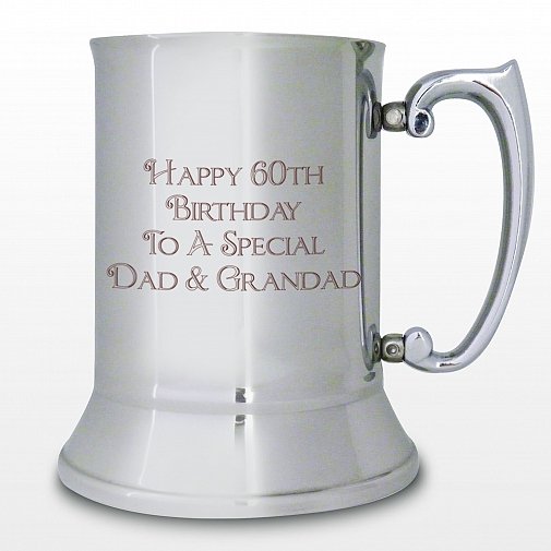 Personalised Bold Message Stainless Steel Tankard