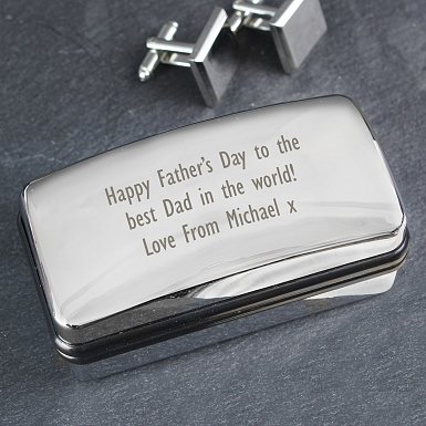 Personalised Cufflink Box