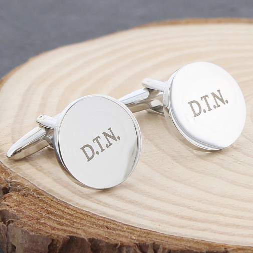 Personalised Round Cufflinks