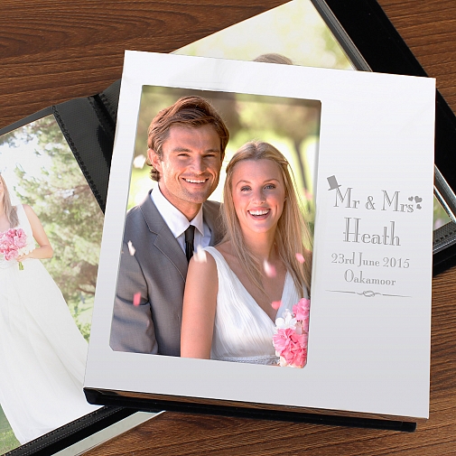 Personalised Decorative Wedding Photo Frame Album 6x4