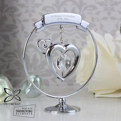 Crystal Heart Ornament
