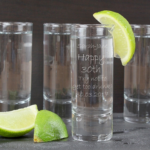 Personalised Engraved Shot Glass