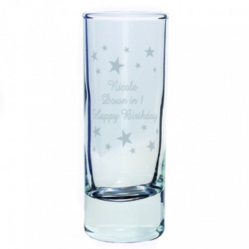 Personalised Starry Shot Glass