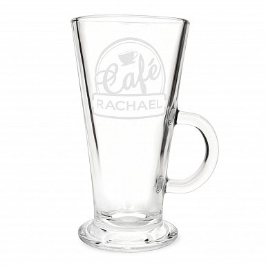 Personalised Bistro Latte Glass