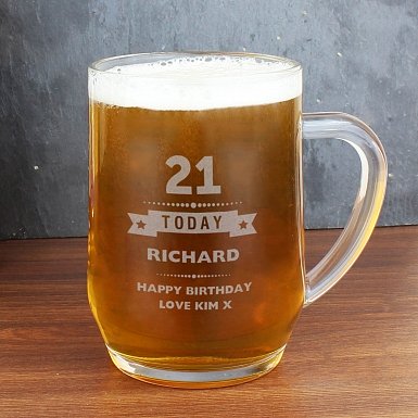 Personalised Birthday Star Tankard