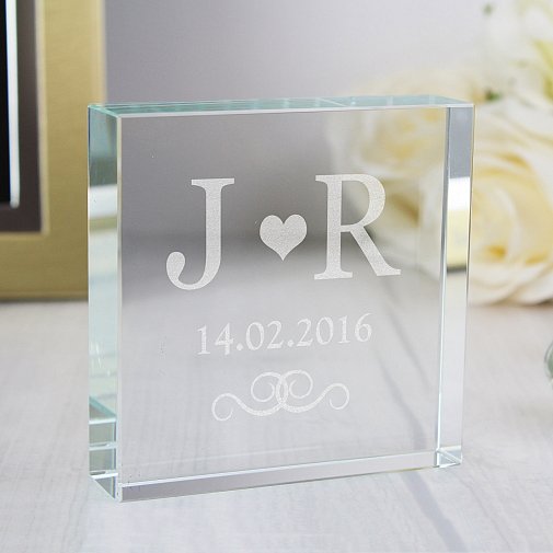 Personalised Monogram Large Crystal Token