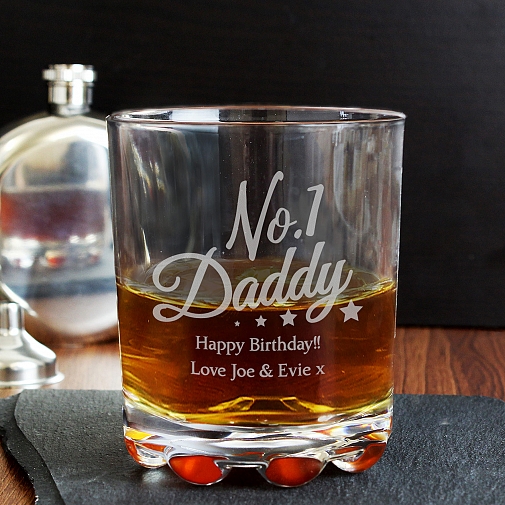 Personalised No.1 Daddy Tumbler