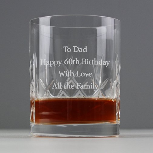 Personalised Crystal Whisky Tumbler