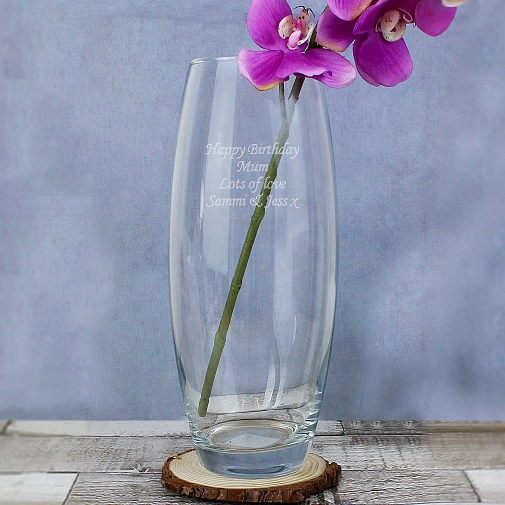 Personalised Tapered Bullet Vase