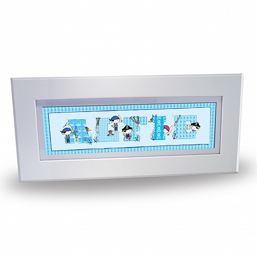 Personalised Pirate Letter Name Frame