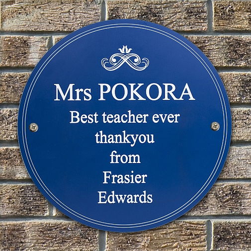 Personalised Heritage Plaque