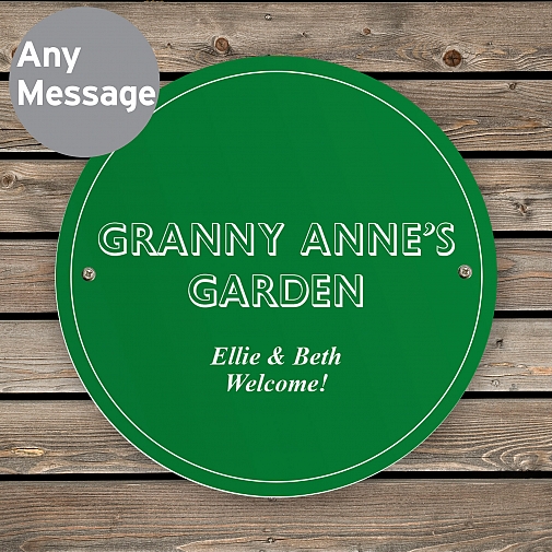Personalised Green House/Garden Sign