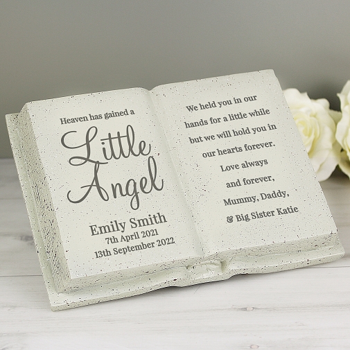 Personalised Little Angel Memorial Book