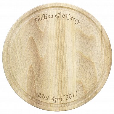 Personalised Round Chopping Board