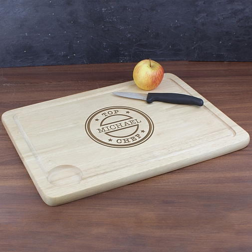 Personalised Top Chef Carving Board
