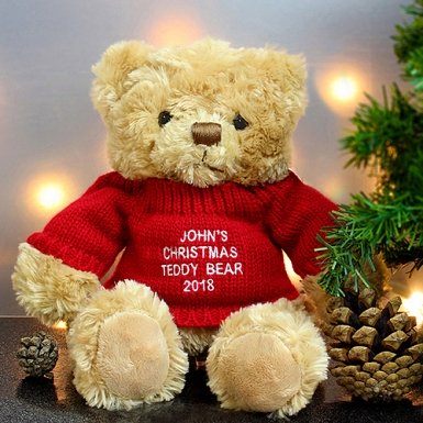 Teddy Bear in Red Jumper delivery to UK [United Kingdom]