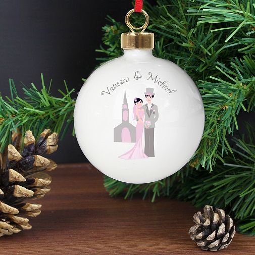 Personalised Fabulous Couple Bauble