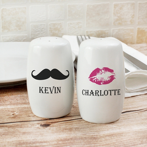 Moustache and Lips Salt and Pepper Set