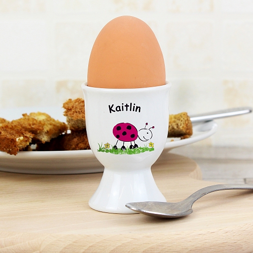 Personalised Ladybird Egg Cup
