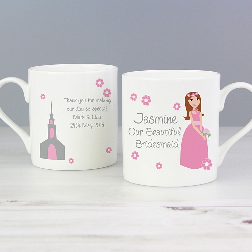 Personalised Fabulous Bridesmaid Mug