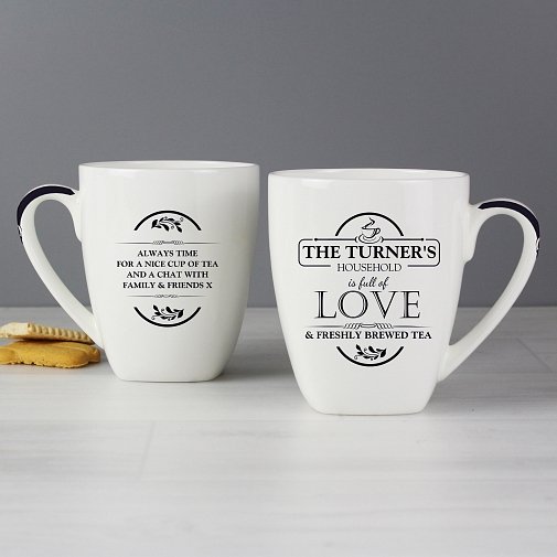 Personalised Full of Love Latte Mug