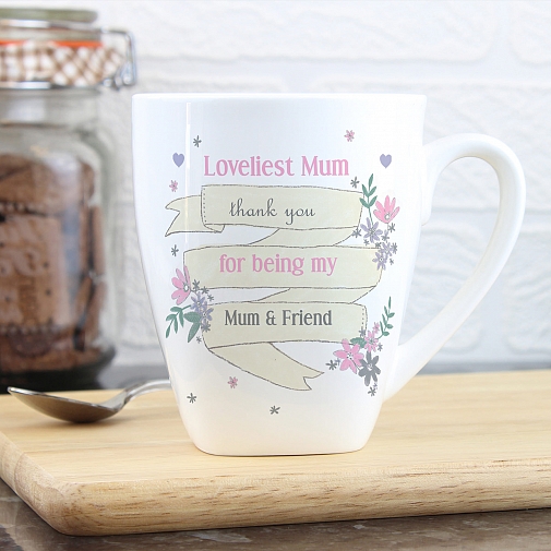 Personalised Garden Bloom Latte Mug