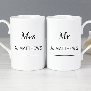 Personalised Classic Mug Set