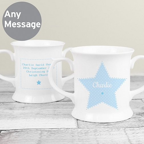 Personalised Stitch & Dot Boys Loving Mug