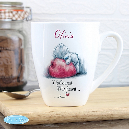 Personalised Me To You Heart Latte Mug delivery to UK [United Kingdom]