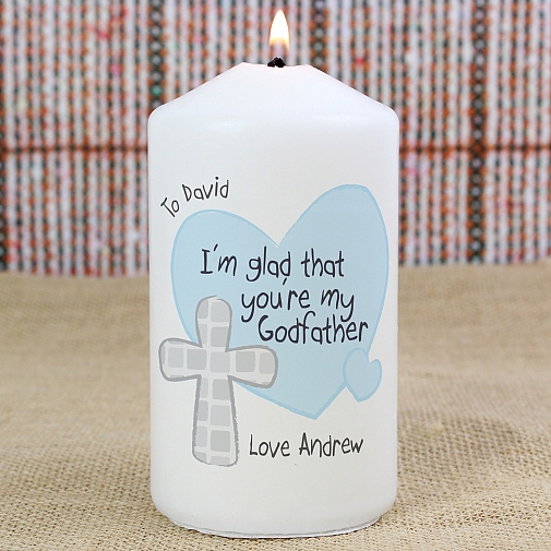 Personalised Godfather Candle