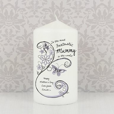 Flower Pattern Candle delivery to UK [United Kingdom]