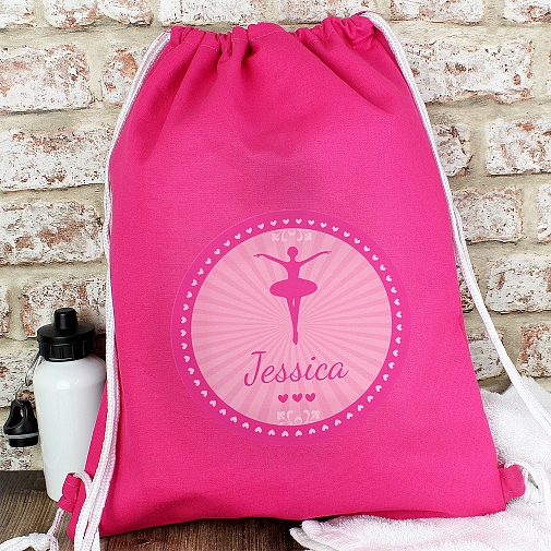 Personalised Ballerina Swim & Kit Bag