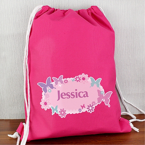 Personalised Butterfly Swim & Kit Bag