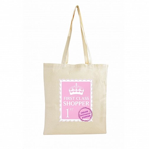 Personalised 1st Class Cotton Bag