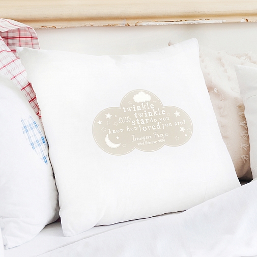 Personalised Twinkle Twinkle Cushion Cover