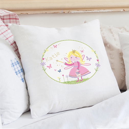 Personalised Garden Fairy Cushion Cover