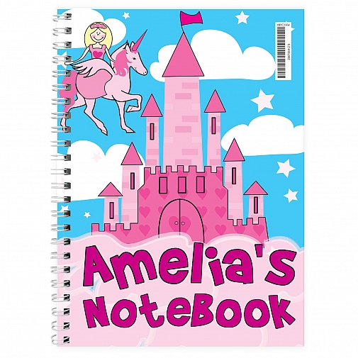 Personalised Princess A5 Notebook