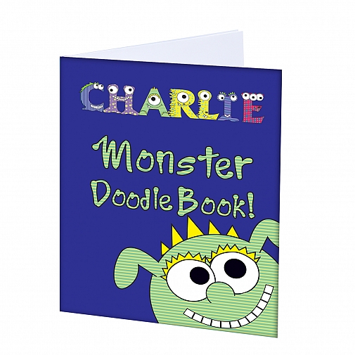 Personalised Little Monster - A4 Scrapbook