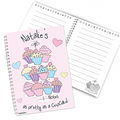 Cupcake A5 Notebook delivery to UK [United Kingdom]