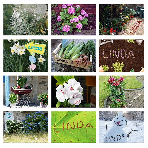 Personalised Gardeners A4 Wall Calendar