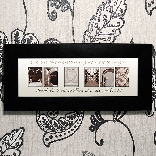 Personalised Affection Art Mr & Mrs Small Frame