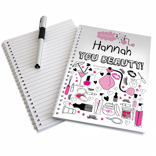 Personalised Pamper A5 Notebook