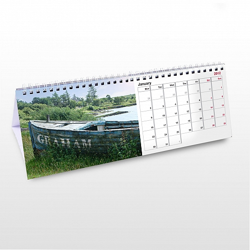 Personalised Boats Desk Calendar