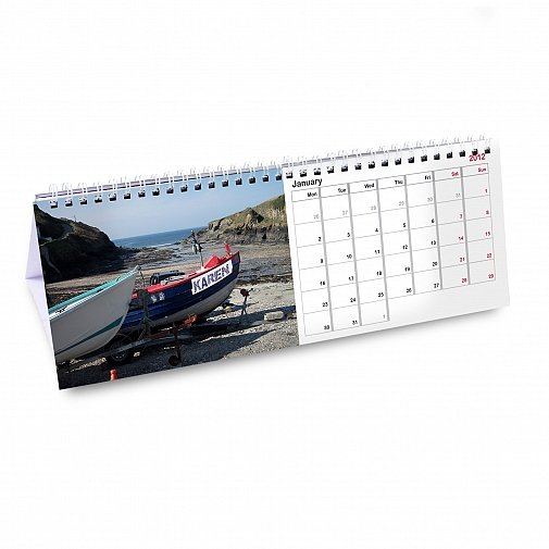Personalised Coast Desk Calendar