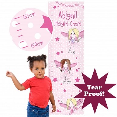 Personalised Fairy Height Chart