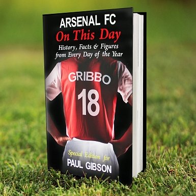 Personalised Arsenal On This Day Book