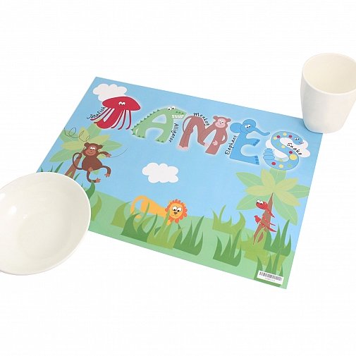 Personalised Animal Alphabet Placemat