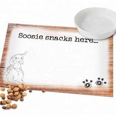 Personalised Scribble Bunny Placemat